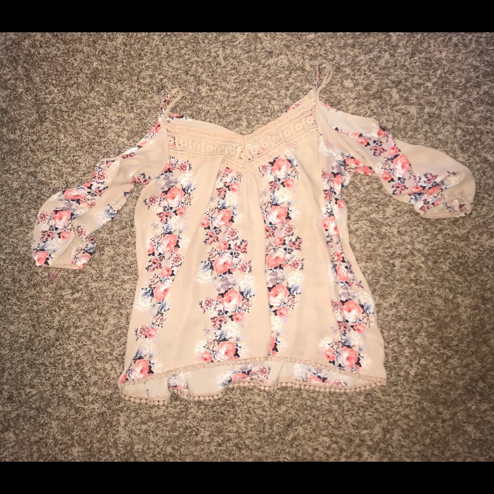 Off the Shoulder Floral Top